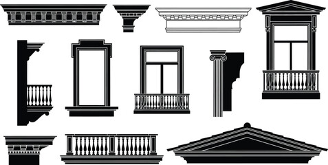 Architectural Building Facade Elements © Angel