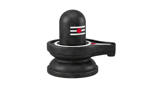 Shiva Lingam with Tripundra Mark
