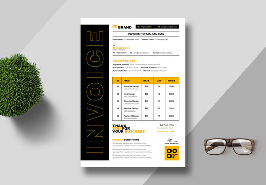 Invoice Template Layout