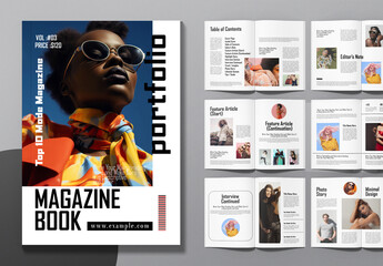 Modern Portfolio Magazine Book