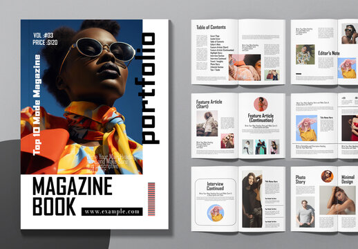 Modern Portfolio Magazine Book