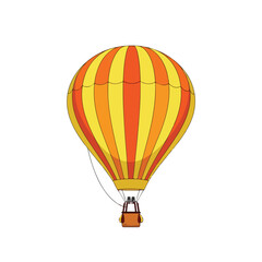 Fototapeta premium A vibrant hot air balloon soaring through the sky