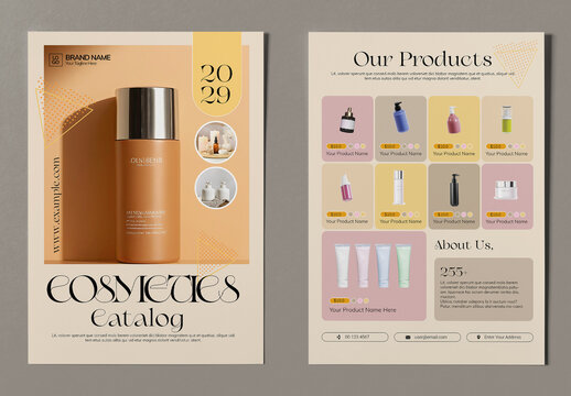 Minimalist Product Catalog for Beauty