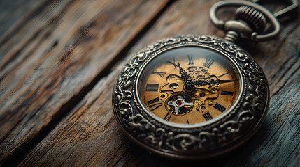 Fototapeta premium antique pocket watch