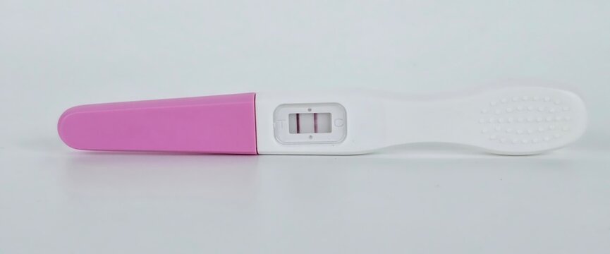 Pregnancy test shows positive result