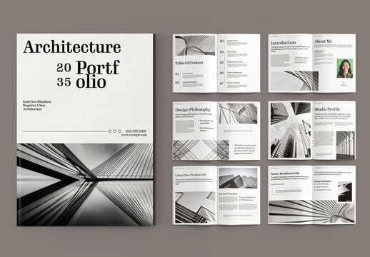 Architecture Portfolio Brochure Template