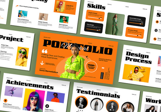 Modern Creative Portfolio Presentation Template
