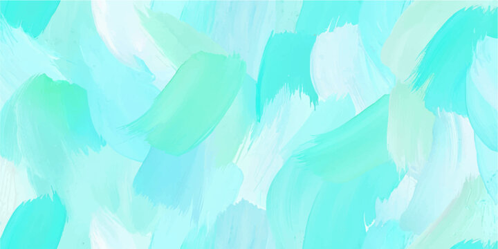 Abstract blue watercolor background with light textured paper and delicate feathers creates a vintage nature design featuring grunge paint patterns and a soft sky blue backdrop illustration