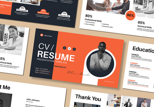 CV Resume Presentation Template