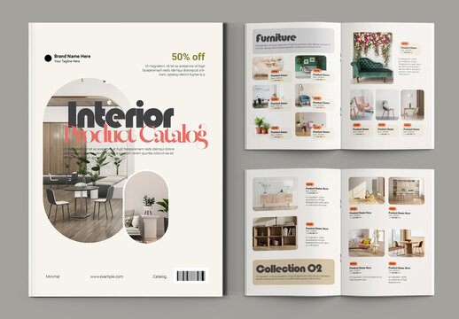 Product Catalog Brochure Design Template