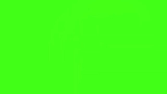 Flames burning on green screen background motion graphics element