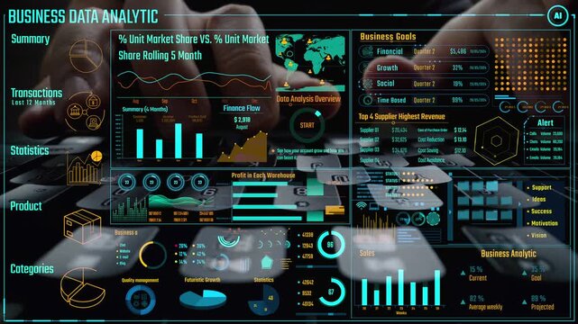 Data analytics and big data strategy for real-time analytics, predictive data modeling, business intelligence analytics, and data-driven decision-making in modern digital businesses. Thunk