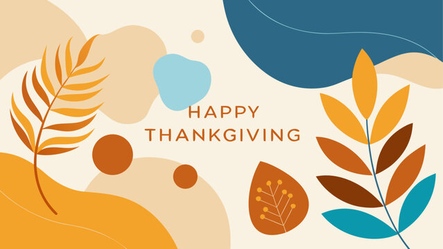 Happy handprint tree craft with colorful autumn leaves