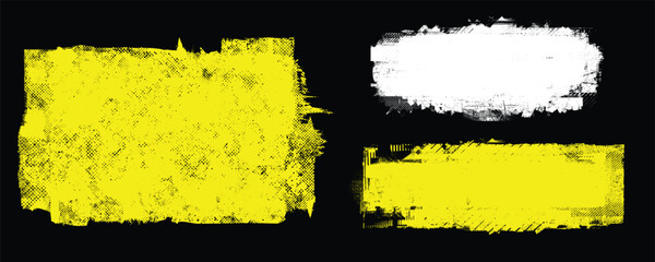 Naklejka premium Screen print distress Stamp Texture . Distress Grunge background . Scratch, Grain, Noise, grange stamp .Linen canvas texture .Place texture Over any Object to Create Grungy Effect .Rough edges vector.