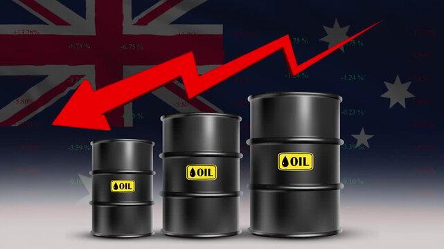 Australian Oil Crisis: Depicting the economic volatility of the oil market in Australia.
