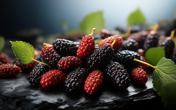 Mulberry on the bush
