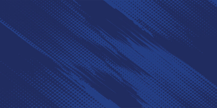 abstract halftone texture blue background in brush geometric style best seller design.
