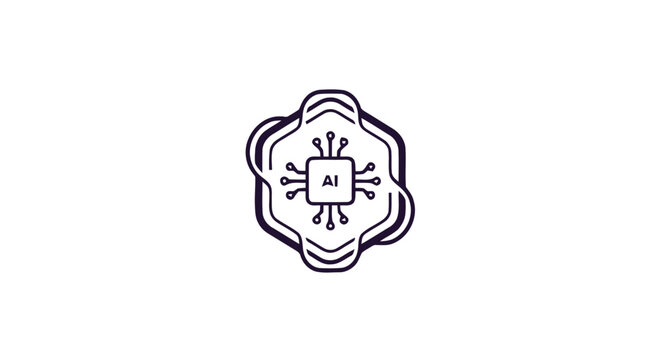 Intricate AI Chip Design - A Detailed Depiction of Artificial Intelligence.