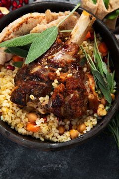 Various of Middle eastern or Arab dishes.