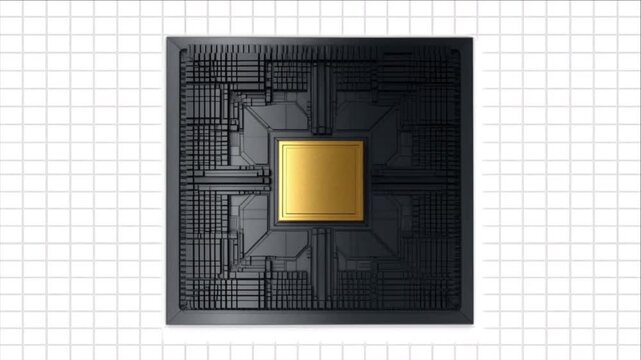 ハードウェアシステム用の黄金のプロセッサノードを備えたマイクロチップ基板