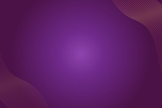 Modern wavy line art set against a smooth gradient background: a backdrop of flowing lines in dramatic twilight purple and sunset orange