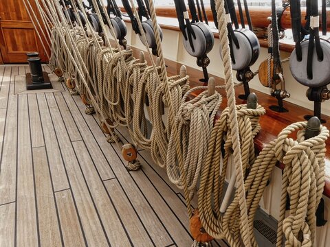 Ropes on a ship