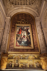 Fototapeta premium Deposition of Jesus from the Cross in the Cathedral of Seville, Andalusia, Spain