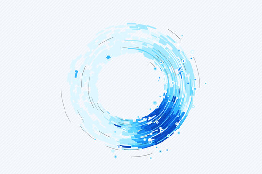 Digital Concentric Segment Circle