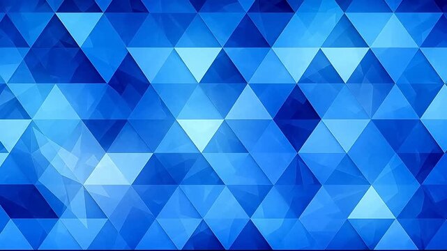 Digital blue and white triangle geometric background