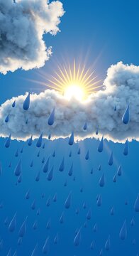 Sun Shower's Embrace