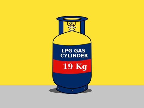LPG Gas Cylinder Set with Different Butane Gas Cooking Gas
