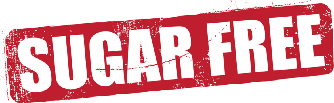 Sugar Free Vector Grunge Rubber Stamp