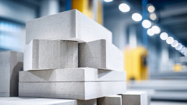 Stack of smooth grey insulating foam panels for construction and building material