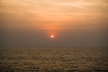 Fototapeta premium sunset on the beach