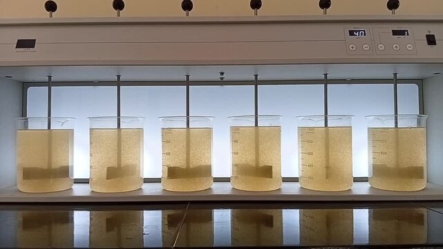 Concluding Slow Mixing Phase at 40 RPM with Fully Formed Heavy Flocs in Jar Test Flocculator