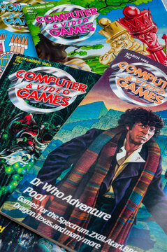 Selection of Computer and Video Games (CVG) computer magazines from 1983