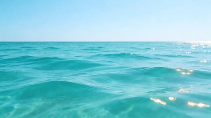 Obraz premium Calm turquoise ocean water