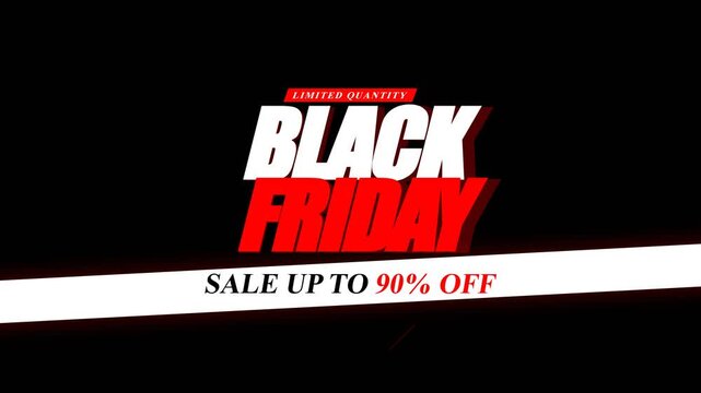 Black Friday Sale Up to 90 Percent Off Limited Quantity Animation
