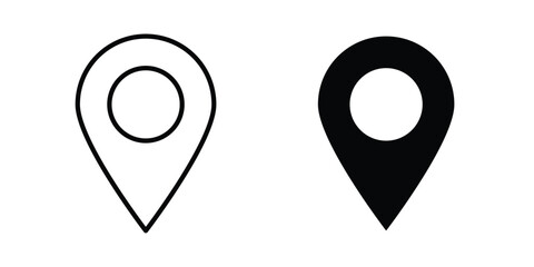 Map pointer icon - Vector design set © ramsey