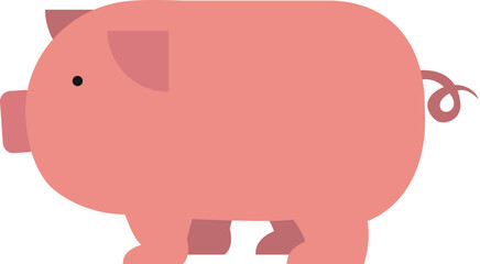 piglet cartoon style © HstrongART