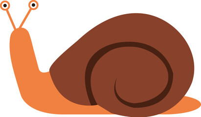 snail cartoon style © HstrongART