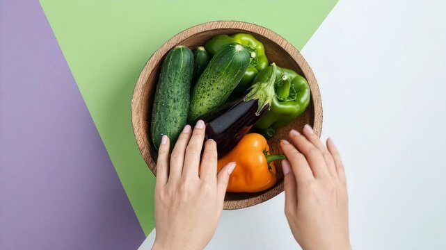 Close up of a hand holding a glowing orange biohazard vial in a lab