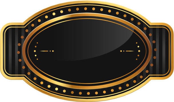 Black oval icon