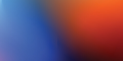 Abstract vibrant mesh gradient background with blurred fluid texture. Modern colorful liquid flow design in red, blue, orange, and black tones. © Fathurrosi