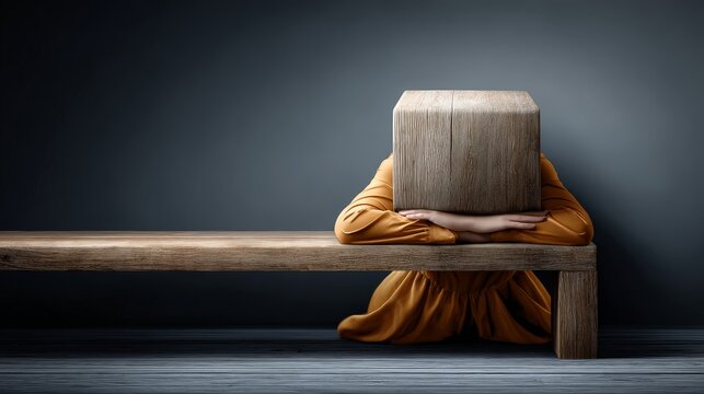 A person expressing emotions of confusion and isolation.