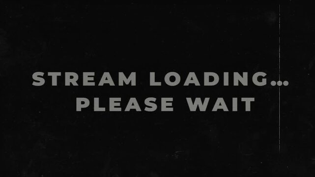 Streamer text message video in 4K with animated broadcast graphics and digital overlay elements. Modern streaming visual with dynamic typography for live content screens.