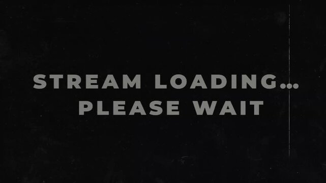 Streamer text message video in 4K with animated broadcast graphics and digital overlay elements. Modern streaming visual with dynamic typography for live content screens.