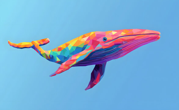 colorful parrot isolated on white