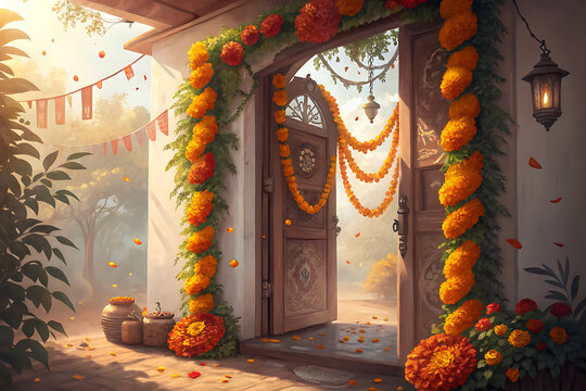 Hanging Floral Torans