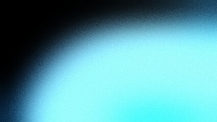Fototapeta premium Grainy fluid wave background in vivid blue, neon cyan, and light azure showcasing a vibrant full canvas style, for a software corporate branding.